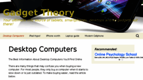 What Gadgettheory.com website looked like in 2015 (8 years ago)