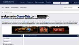 What Game-tuts.com website looked like in 2015 (8 years ago)