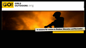 What Girlsoutdoors.org website looked like in 2015 (8 years ago)