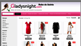 What Gladysnight.com website looked like in 2015 (8 years ago)