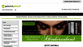 What Gesund-gekauft.ch website looked like in 2015 (8 years ago)