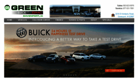 What Greenbuickgmc.com website looked like in 2015 (8 years ago)