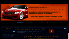What Gebrauchtwagen-information.de website looked like in 2015 (8 years ago)