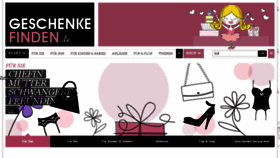 What Geschenkefinden.de website looked like in 2015 (8 years ago)