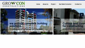 What Growcon.in website looked like in 2015 (8 years ago)