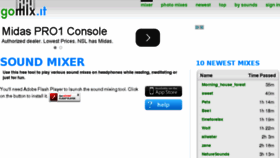 What Gomix.it website looked like in 2015 (8 years ago)