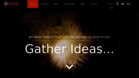 What Gatherdigital.co.uk website looked like in 2015 (8 years ago)