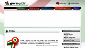 What Gyerehaza.org website looked like in 2015 (8 years ago)