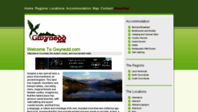 What Gwynedd.com website looked like in 2015 (8 years ago)