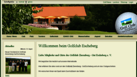 What Golfclub-escheberg.de website looked like in 2015 (8 years ago)