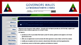 What Governorswales.org.uk website looked like in 2015 (8 years ago)