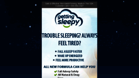 What Gettingsleepy.com website looked like in 2015 (8 years ago)