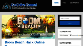 What Goonlinegames.net website looked like in 2015 (8 years ago)