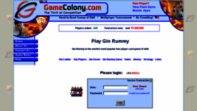 What Ginrummyplay.com website looked like in 2015 (8 years ago)