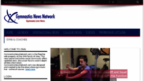 What Gymnasticsnewsnetwork.com website looked like in 2015 (8 years ago)