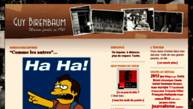 What Guybirenbaum.com website looked like in 2015 (8 years ago)