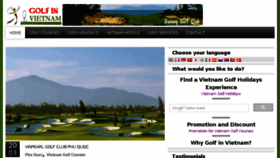 What Golfinvn.com website looked like in 2015 (8 years ago)