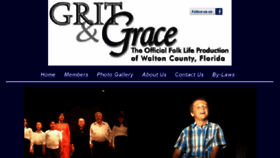 What Gritandgrace.org website looked like in 2015 (8 years ago)