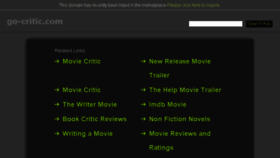 What Go-critic.com website looked like in 2015 (8 years ago)