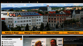 What Gera.de website looked like in 2015 (8 years ago)