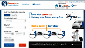 What Getmytaxi.in website looked like in 2015 (8 years ago)