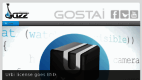 What Gostai.com website looked like in 2015 (8 years ago)
