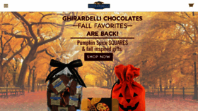 What Ghirardelli.com website looked like in 2015 (9 years ago)