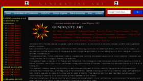What Generativeart.com website looked like in 2015 (8 years ago)