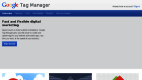 What Googletagmanager.com website looked like in 2015 (8 years ago)