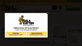 What Gulakatten.se website looked like in 2015 (8 years ago)