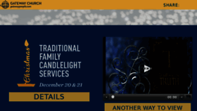 What Gatewaychristmas.com website looked like in 2015 (8 years ago)