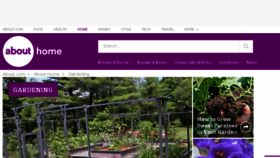 What Gardening.about.com website looked like in 2015 (8 years ago)
