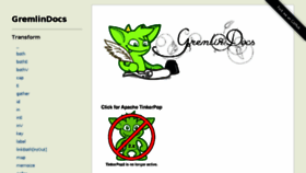 What Gremlindocs.com website looked like in 2015 (8 years ago)