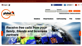 What Globalnumbers.de website looked like in 2015 (8 years ago)