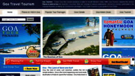 What Goa-travel-tourism.com website looked like in 2015 (8 years ago)