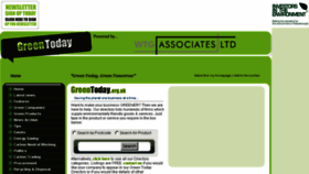 What Greentoday.org.uk website looked like in 2015 (8 years ago)