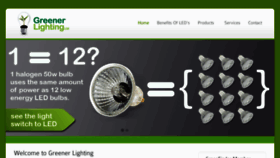 What Greener-lighting.com website looked like in 2015 (9 years ago)