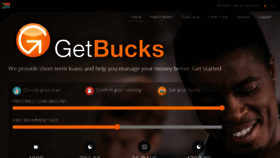 What Getbucks.co.za website looked like in 2015 (8 years ago)