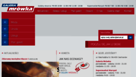 What Galeriamrowka.pl website looked like in 2015 (8 years ago)