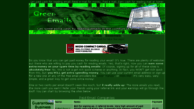 What Greenemails.com website looked like in 2015 (8 years ago)