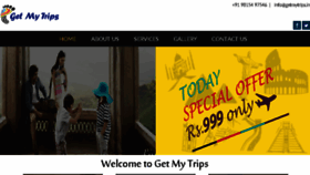 What Getmytrips.in website looked like in 2015 (8 years ago)