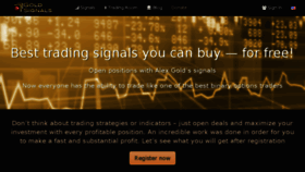 What Gold-signals.com website looked like in 2015 (8 years ago)