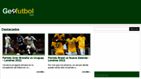 What Geofutbol.com website looked like in 2015 (8 years ago)