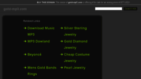 What Gold-mp3.com website looked like in 2015 (8 years ago)