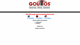 What Goutos.com website looked like in 2015 (8 years ago)