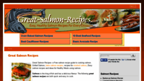 What Great-salmon-recipes.com website looked like in 2015 (8 years ago)