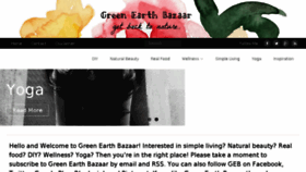 What Greenearthbazaar.com website looked like in 2015 (8 years ago)