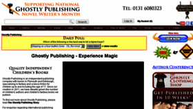 What Ghostlypublishing.co.uk website looked like in 2015 (8 years ago)