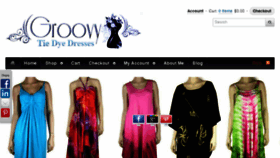 What Groovytiedye.com website looked like in 2015 (8 years ago)