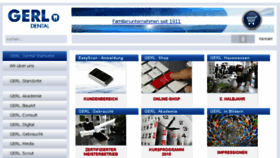 What Gerl-dental.de website looked like in 2015 (8 years ago)